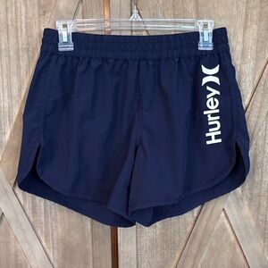 Hurley Women's Dark Blue Athletic / Board Shorts - Small